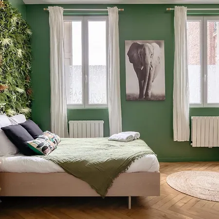 Chez Guillaume - Jungle Renove Balneo A La Gare Apartmán Rouen