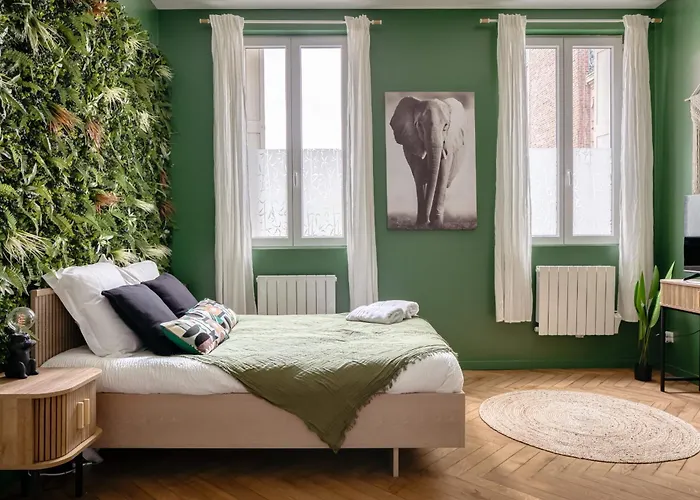 Chez Guillaume - Jungle Renove Balneo A La Gare Apartmán Rouen