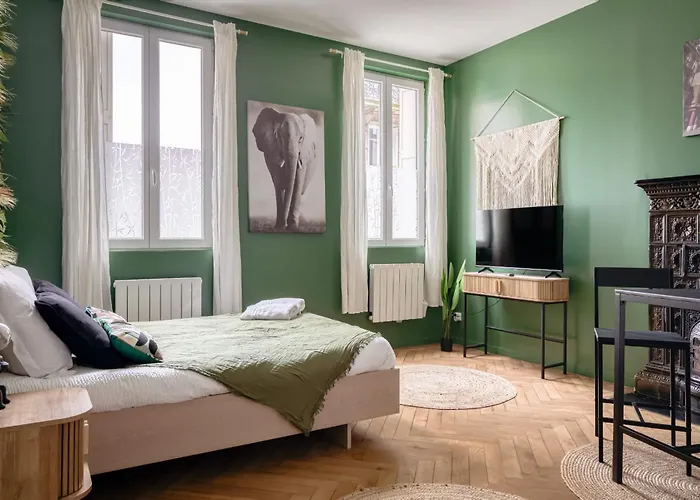 Chez Guillaume - Jungle Renove Balneo A La Gare Apartmán Rouen